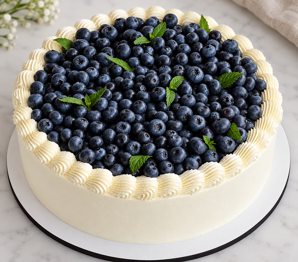 Blueberry kage